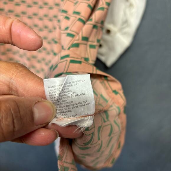 3.1 Phillip Lim Dress Womens 8 Sheer Sleeve Cottagecore Goblincore Flowy Pockets - Picture 7 of 9